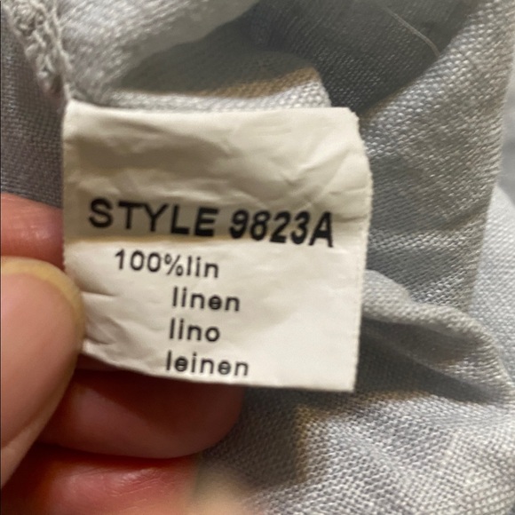 LINEN DRESS - Picture 7 of 8